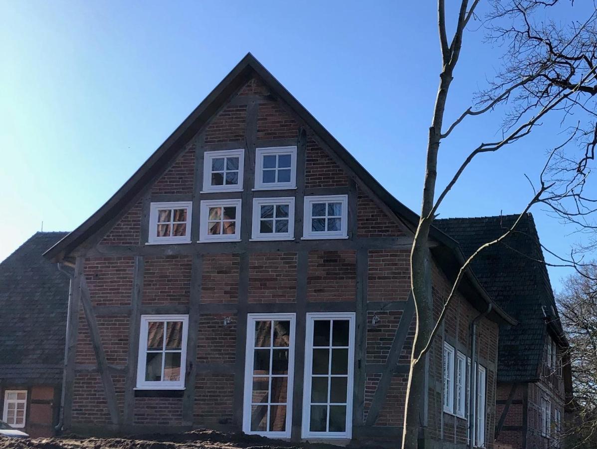 Altes Backhaus Bauernhof Vogel Appartement Rohrsen Buitenkant foto