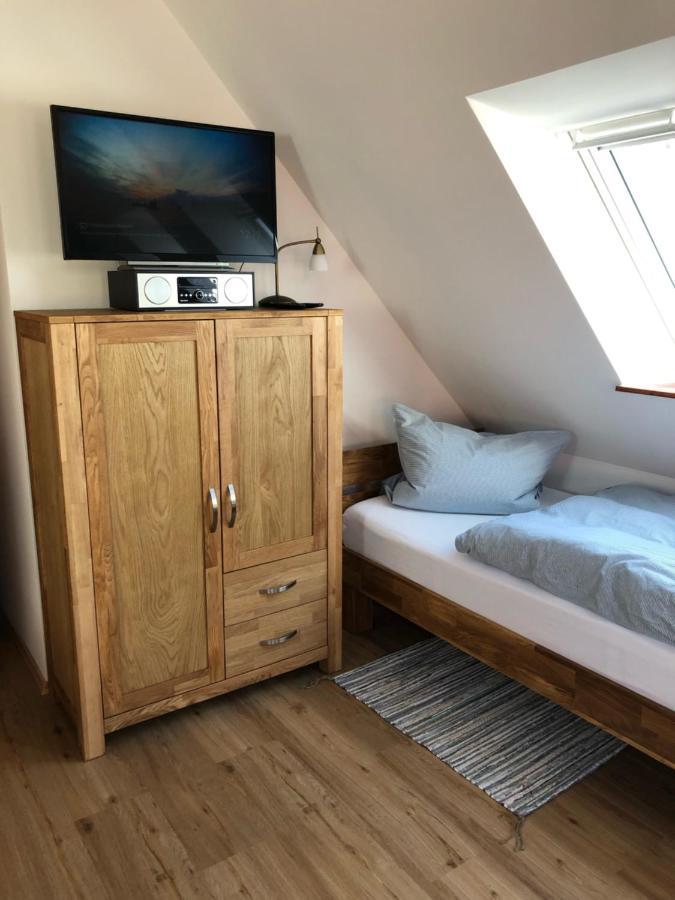 Altes Backhaus Bauernhof Vogel Appartement Rohrsen Buitenkant foto