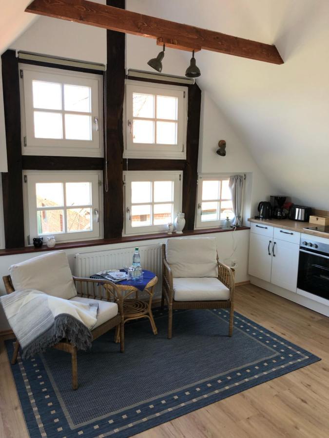 Altes Backhaus Bauernhof Vogel Appartement Rohrsen Buitenkant foto