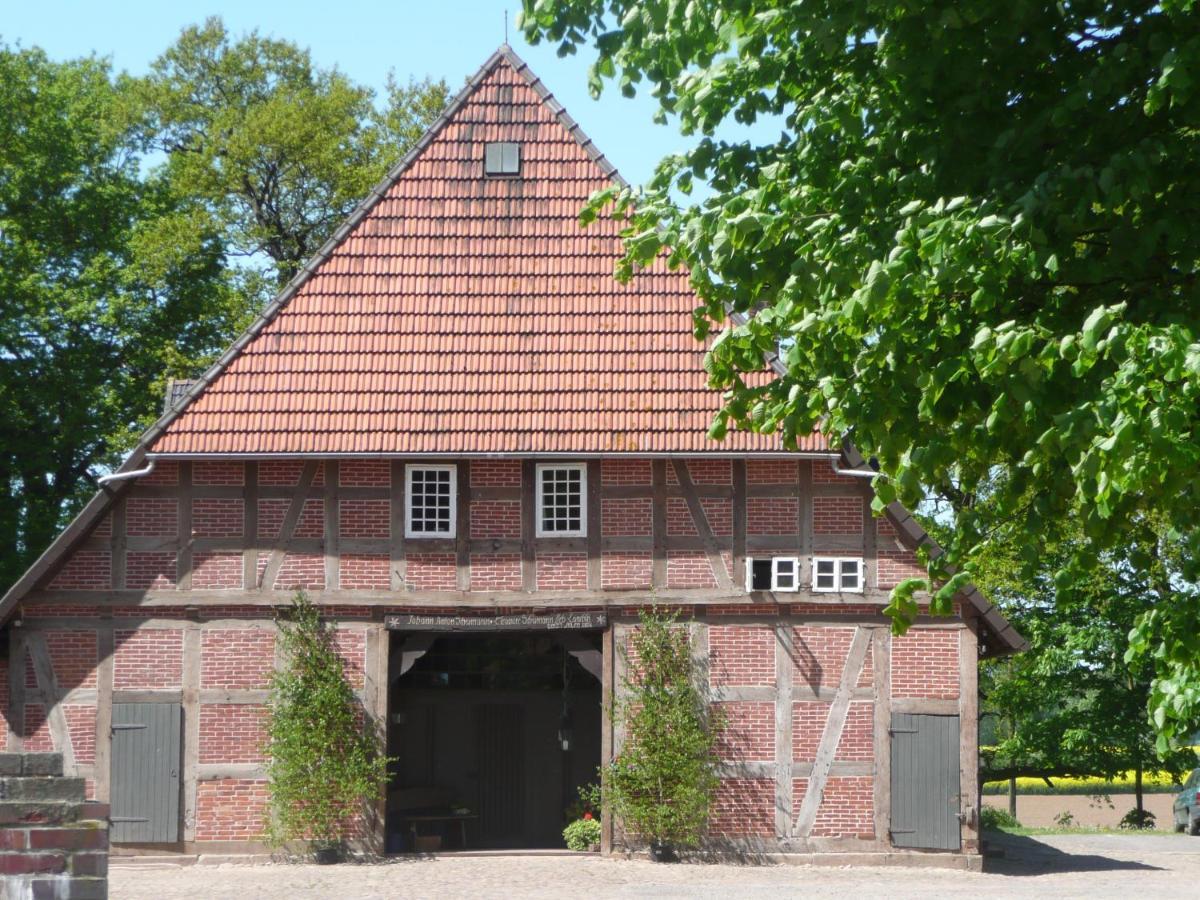 Altes Backhaus Bauernhof Vogel Appartement Rohrsen Buitenkant foto