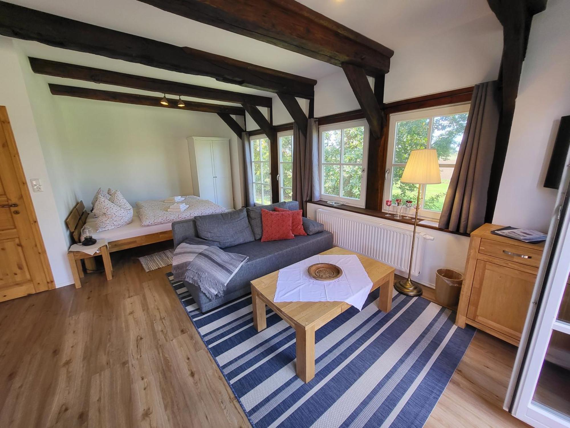 Altes Backhaus Bauernhof Vogel Appartement Rohrsen Buitenkant foto