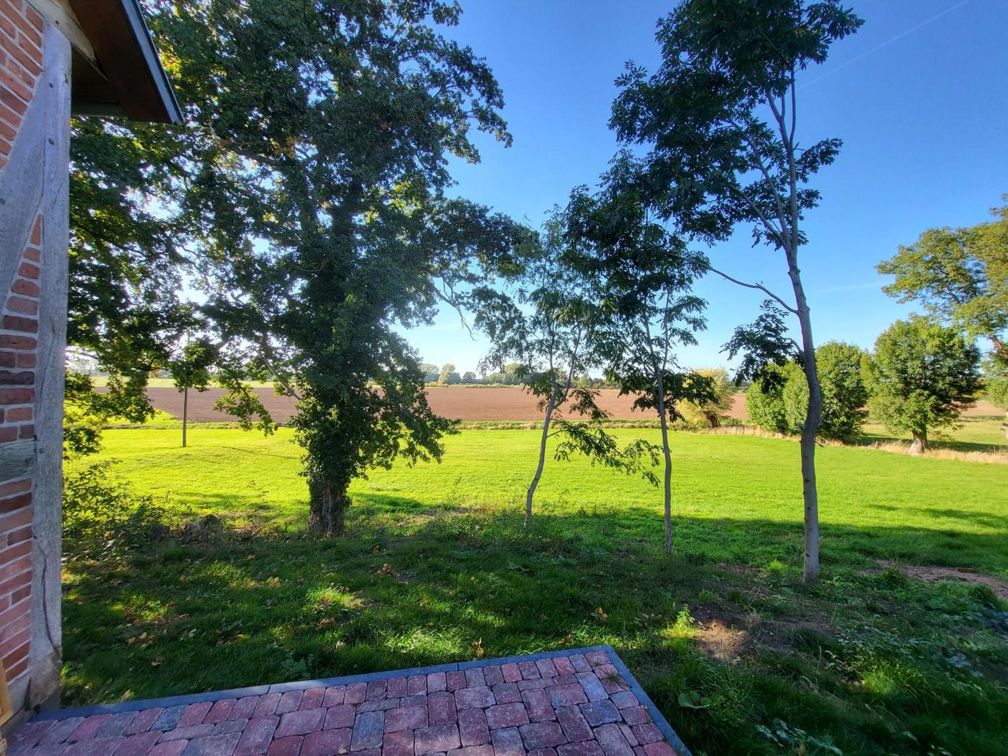 Altes Backhaus Bauernhof Vogel Appartement Rohrsen Buitenkant foto